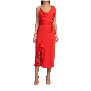 Cinq à Sept - Lavonne MIDI-Dress - Chili Pepper color - size 8